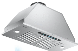 IKTCH 30 inch Built-in/Insert Range Hood 900 CFM, Ducted/Ductless Convertible Duct, Stainless Steel Kitchen Vent Hood with 4 Speed Gesture Sensing&Touch Control Panel