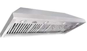 SINDA 48 inch Built-in/Insert Range Hood 1150 CFM, Stainless Steel Under Cabinet Range Hood Kitchen Vent Hood with Liner and SINDA Internal Motor, 4-Speed Fan, Adjustable Lights, Baffle Filter